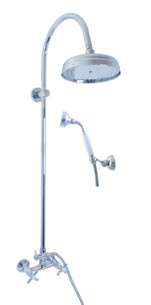 Vodovodní baterie sprchová MORAVA RETRO s hlavovou a ruční sprchou